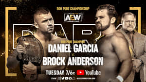 摔角手 Daniel Garcia 和 Brock Anderson 爭奪 ROH Pure Championship 冠軍頭銜。 — 冠軍 壁紙