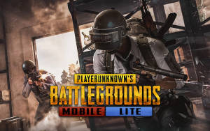 兩名身穿戰鬥裝備的武裝士兵在一棟受損的建築物內開火。 — Pubg 標誌 壁紙