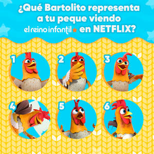 六隻插圖公雞在兒童Netflix問答圖形中展現多種表情。 — 可愛 壁紙