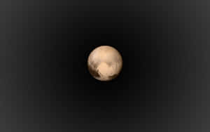 深空中的冥王星矮行星，背景為黑暗漸變色。 — 迪士尼 布魯托 壁紙
