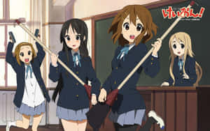 K-on背景 — 動漫美少女 壁紙