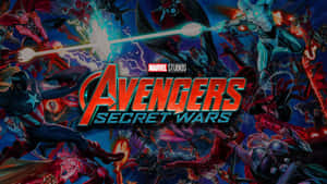 Avengers Secret Wars電影海報，描繪超級英雄與反派在宇宙戰鬥。 — 復仇者聯盟3：無限之戰 壁紙