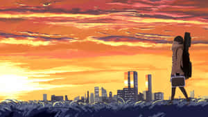 動漫城市背景