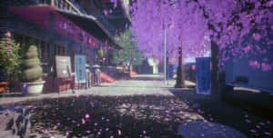動漫城市背景