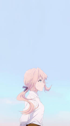 動漫少女唯美風景
