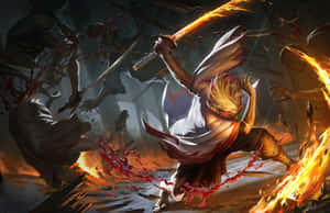 動漫惡魔背景 — 動畫電腦 壁紙