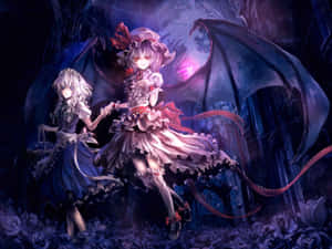 動漫惡魔背景 — 動畫電腦 壁紙