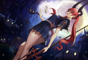 動漫惡魔背景 — 動畫電腦 壁紙