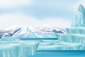 北極背景 — 北極狐 GIF 壁紙