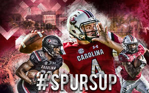 南卡羅來納州足球運動員以 #SPURSUP 口號移動 — 南美洲 壁紙