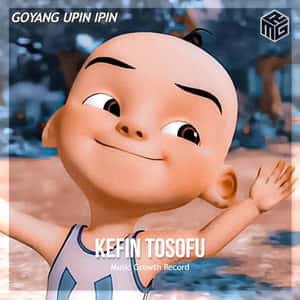 卡通角色懸浮在空中 — Upin Ipin 壁紙