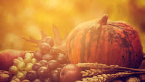 可愛感恩節背景