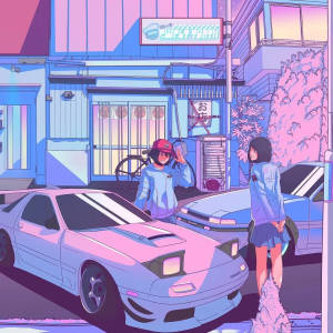 可愛的JDM風格藝術作品