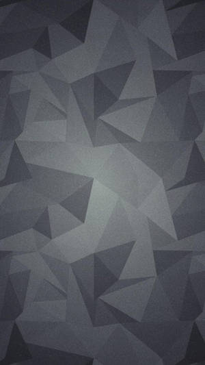 灰色三角形的抽象幾何圖案壁紙。 — 悟空黑 iPhone 壁紙