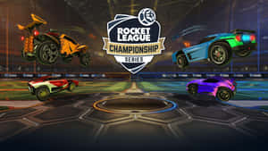四架火箭動力汽車在《Rocket League》錦標賽比賽期間於空中。 — 火箭 壁紙