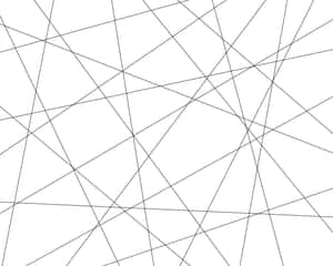 白色背景上交錯黑線的抽象幾何圖案 — 界王拳 壁紙