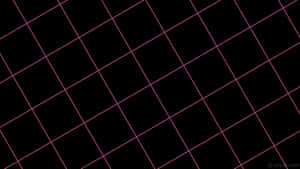 黑色背景上的對角粉紅色網格線 — 美學粉色GIF 壁紙