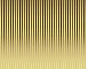 帶有垂直金色和棕色條紋的漸變圖案壁紙。 — 5:4 壁紙