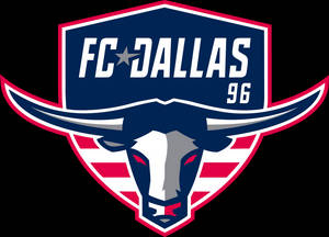 FC Dallas 96足球隊標誌，帶有長角牛頭設計。 — 運動 壁紙
