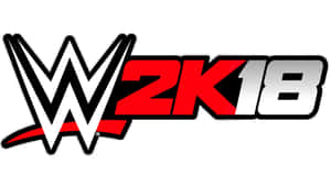 大膽的紅、黑、白設計的WWE 2K18電玩遊戲標誌。 — Lexus 標誌 壁紙