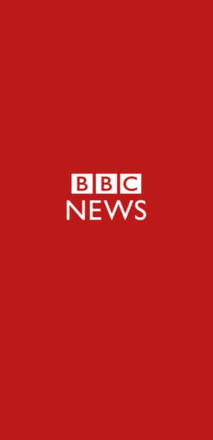 紅色背景上的白色BBC News標誌 — Pixel 4 壁紙