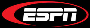 ESPN體育網絡標誌，帶有紅色弧線，黑色背景。 — Lexus 標誌 壁紙