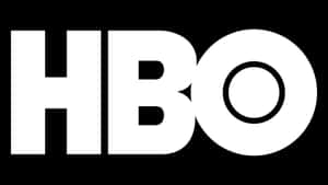 黑色背景上的白色HBO標誌 — HBO 壁紙