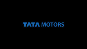 黑色背景上的藍色 Tata Motors 標誌 — 16:9 壁紙