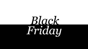 黑白分割背景的Black Friday促銷圖形。 — 黑色星期五 壁紙