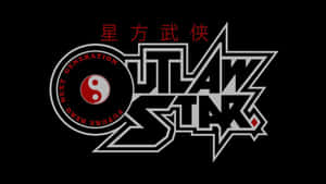 Outlaw Star 動畫標誌，帶有陰陽和漢字 — 動漫 壁紙