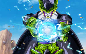 賽爾在沙漠背景下將能量聚集在手中。 — 2880x1800 壁紙