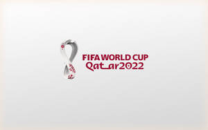 FIFA世界盃卡達2022官方標誌，帶有無限符號和紅色文字。 — FIFA 世界盃 壁紙