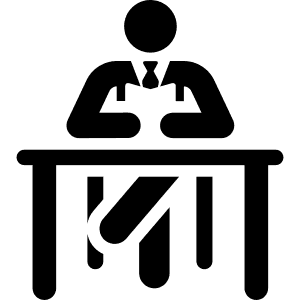 專業人士辦公桌圖標