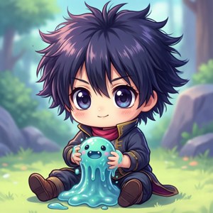 年幼的Q版利姆路在玩耍
