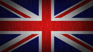 帶有拉絲金屬紋理的英國國旗。 — 英格蘭國旗 壁紙