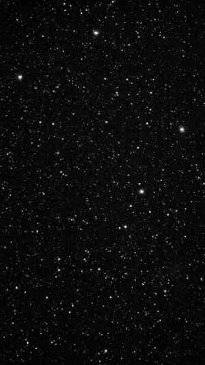 漆黑的虛空中佈滿無數閃爍星星的星空。 — 簡約暗黑美學 壁紙