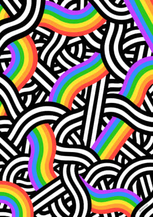 美學 LGBT 彩虹 — IQOO Pad5 壁紙