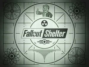 Fallout避難所標誌，Vault Boy豎起大拇指和原子符號。 — 異塵餘生 GIF 壁紙