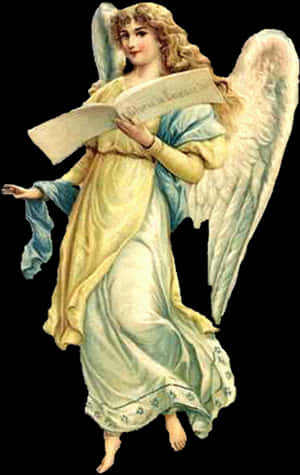 聖誕守護天使米迦勒 - 天使 Gloria In Excelsis Deo，高清PNG下載 — 天使 GIF 壁紙