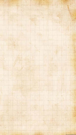 褪色米色方格紙，帶有污漬和網格線，適合設計或書寫。 — Old Paper 壁紙