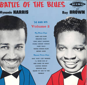 《Battle of the Blues》專輯封面，兩位微笑的男歌手身穿燕尾服。 — 音樂 壁紙