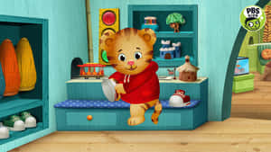 Pbs Kids 背景 — 老虎 壁紙