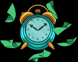 時間即金錢卡通，HD PNG下載 — 金錢 壁紙