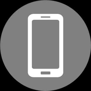 黑色手機圖示PNG，透明PNG