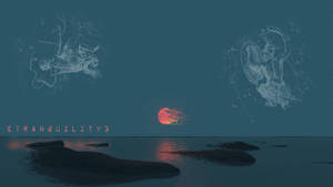 Tumblr 夕陽桌面 — 海洋日落 壁紙