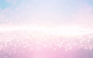 柔和的粉彩漸變色，帶有發光閃爍和散景效果 — 明亮 壁紙