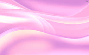數位抽象設計中柔軟的粉紅色和白色流動波浪。 — 2880x1800 壁紙