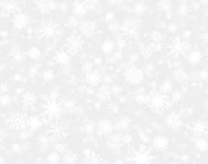 白色雪花在淺灰色背景上飄落。 — 冬季風景 壁紙