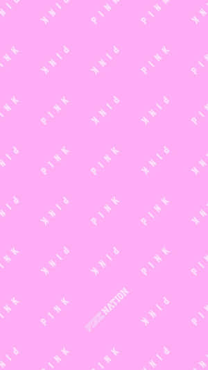 粉紅色背景，重複的白色斜體文字顯示PINK和一個PINKRATION。 — 粉紅色 壁紙
