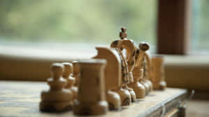 西洋棋背景 — 撲克牌桌 壁紙